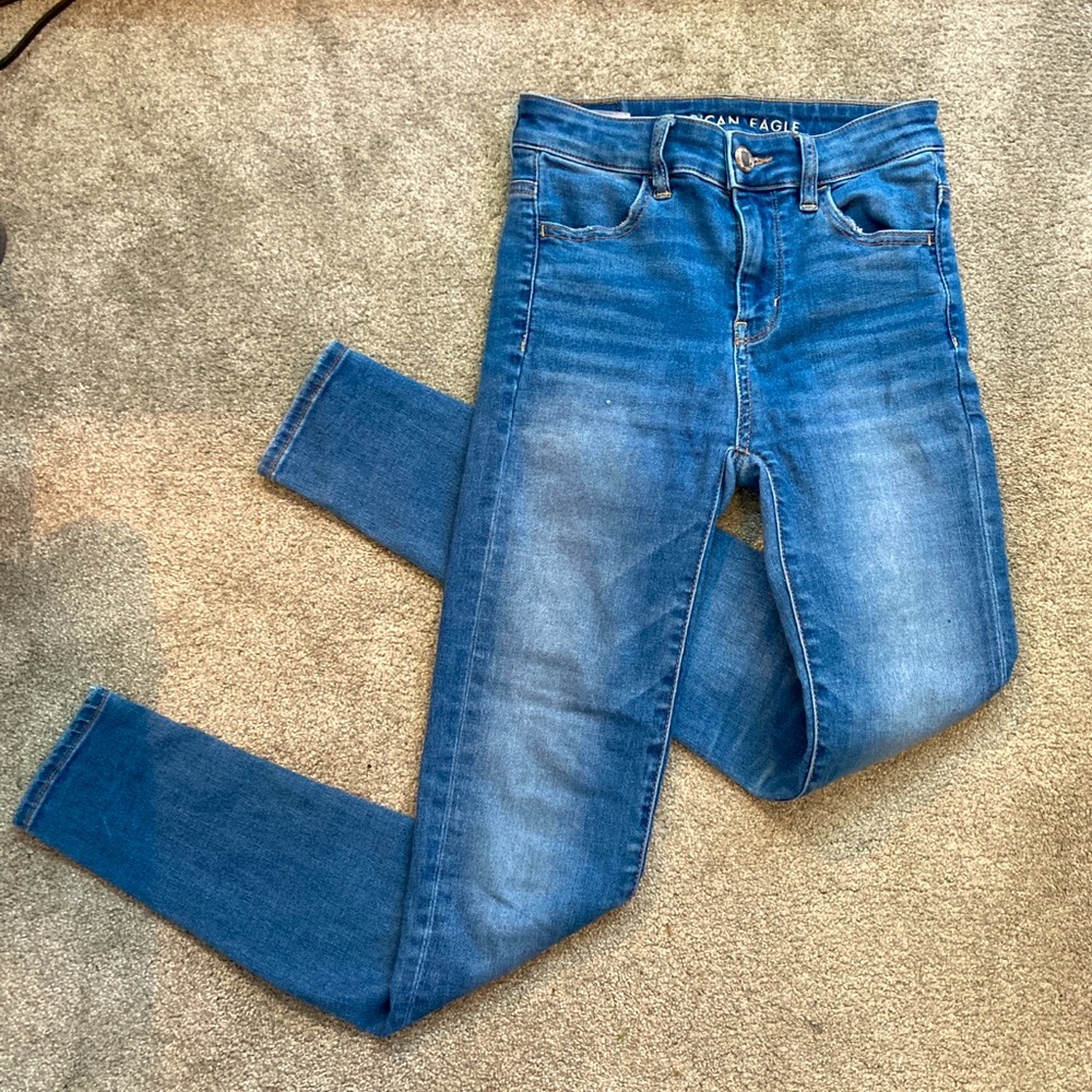 american eagle stretch skinny jeans